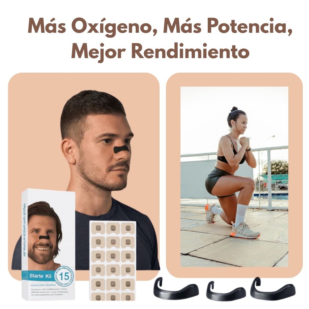 Tiras Nasales Magnéticas ForceLab™ V2